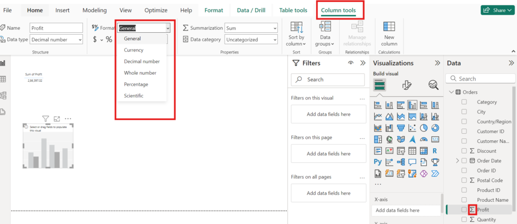 Power Query - Number Formats