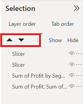 Selection Pane - layering