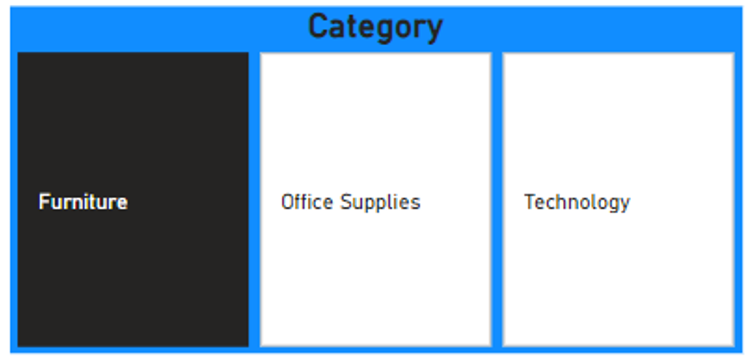 Power BI - Slicer Visualization