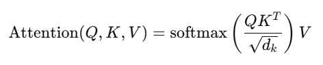 Self-Attention Calculation Formula